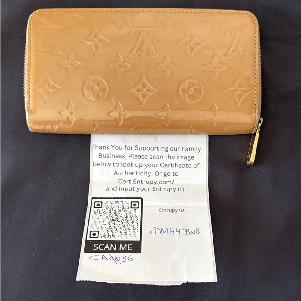 Louis Vuitton Brown Monogram Embossed Vernis Leather Wallet - Picture 3 of 15